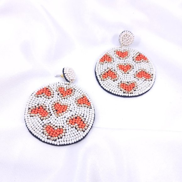 Seed bead Earring, Handmade, made in India, A gift for you, ONLY 1 LEFT!!! - Picture 7 of 11